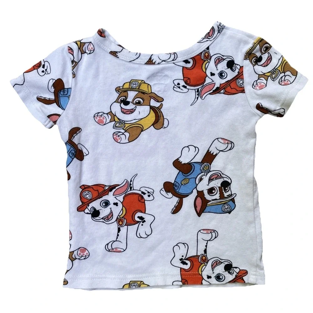 Boys Paw Patrol Sleep Shirt 3T Nickelodeon 2024 Viacom Multicolor Pajama Top